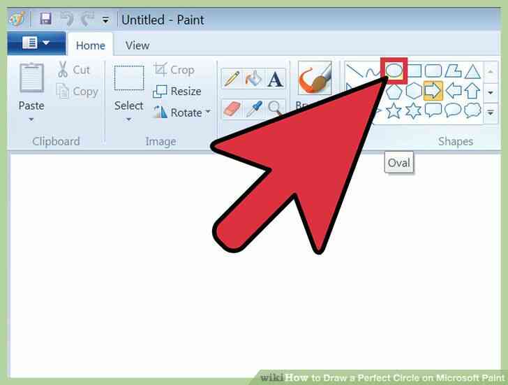 Image intitulée Dessiner un Cercle Parfait sur Microsoft Peinture à l